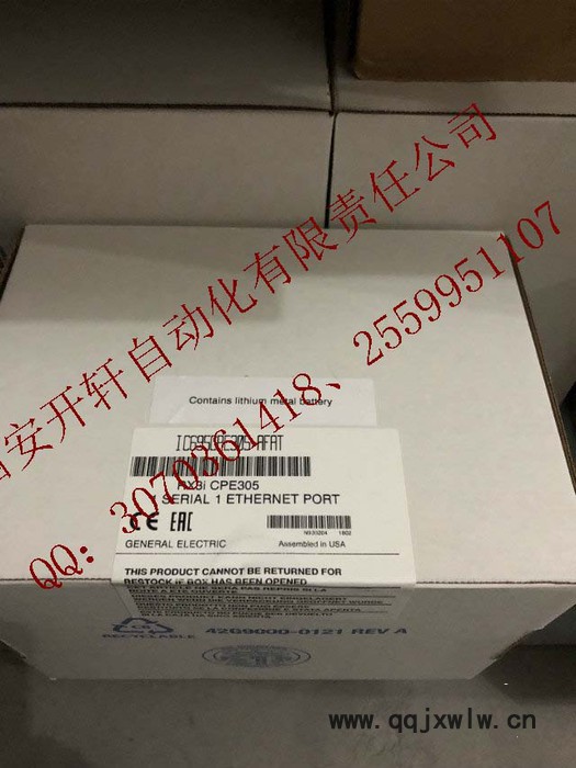 現(xiàn)貨供應美國艾默生Emerson RX3i系列以太網(wǎng)CPU模塊 IC695CPE305