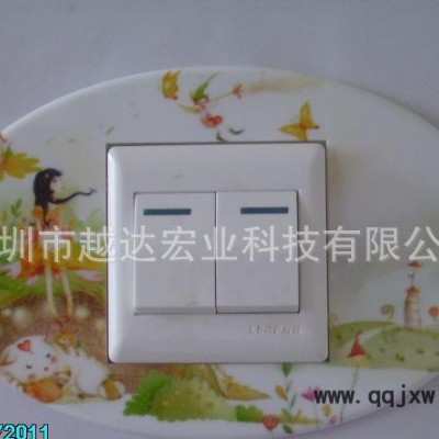 PVC開關貼打印機 多少錢 溫州ABS面板UV彩印設備 塑料3D印花機