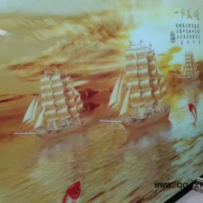 3D仿玉彩雕浮雕彩印機  背景墻UV打印機