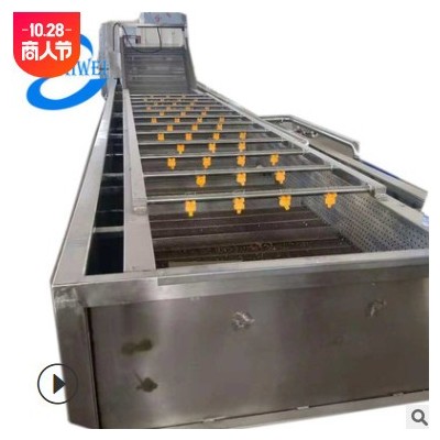 蘑菇氣泡清洗機(jī)二手氣泡翻滾多功能清洗機(jī) 清洗風(fēng)干流水線