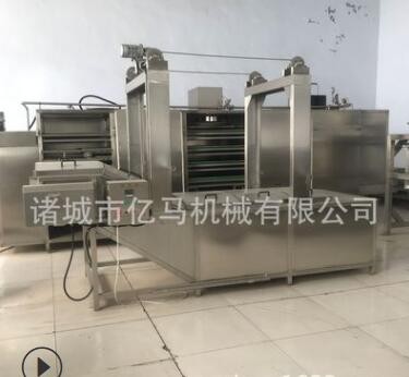 軟包裝食品巴氏殺菌機(jī) 巴氏殺菌冷卻風(fēng)干流水線 凈菜加工流水線