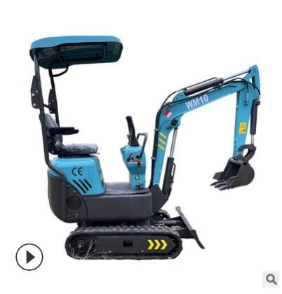 多功能履帶式小型挖掘機(jī)工程挖掘室內(nèi)農(nóng)用果園大棚小挖機(jī)家用微挖