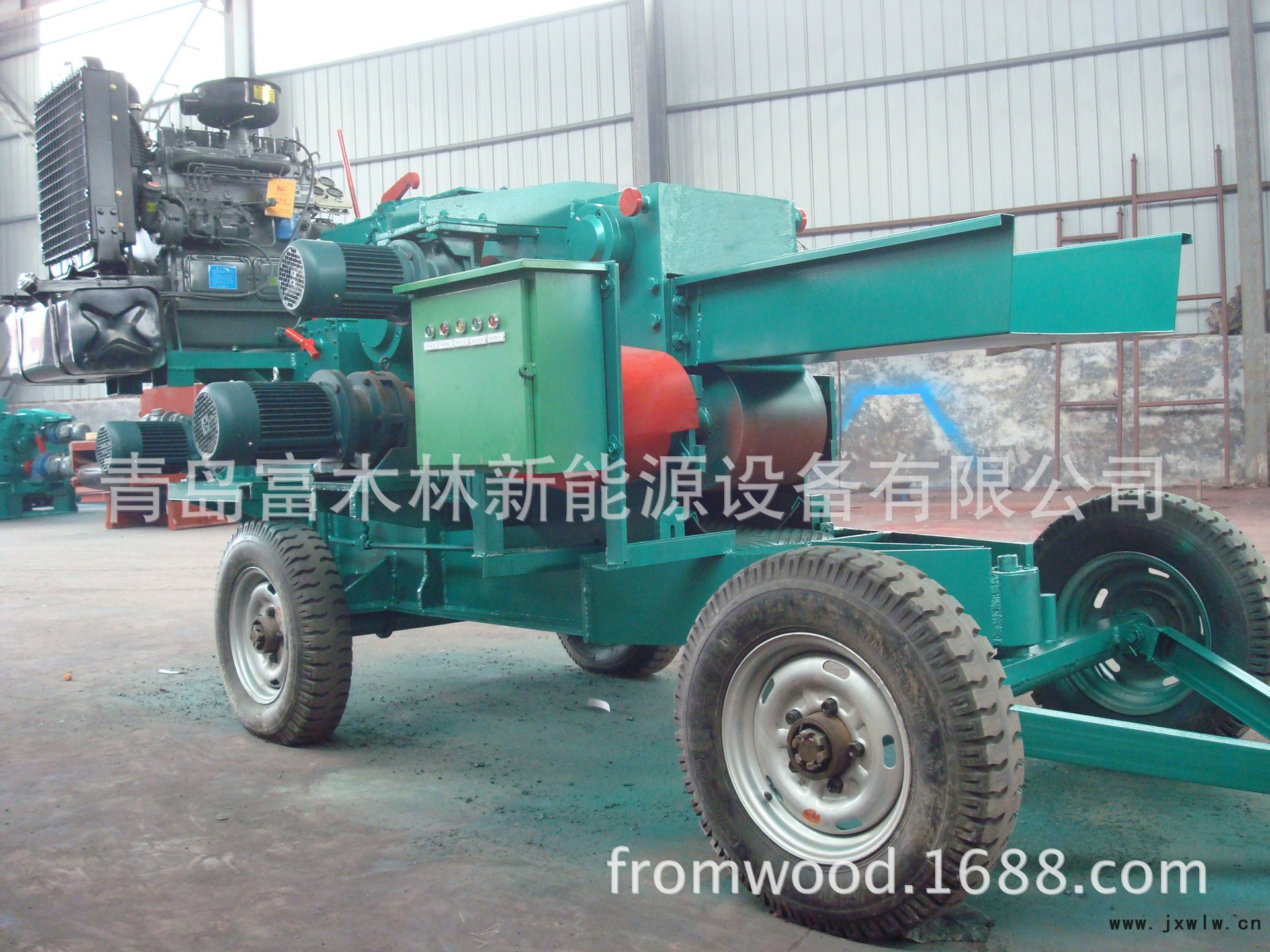 小型鼓式可牽引機(jī)型左視圖