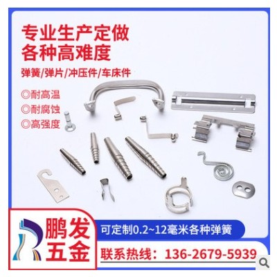 廠家供應(yīng)各種壓力扭力玩具電池異形彈簧 異形彈簧釘做