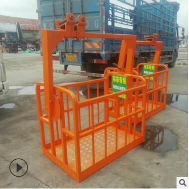 吊車吊籃 廠家現(xiàn)貨供應吊車全車配件 1.2米1.5米吊籃 高空作業(yè)