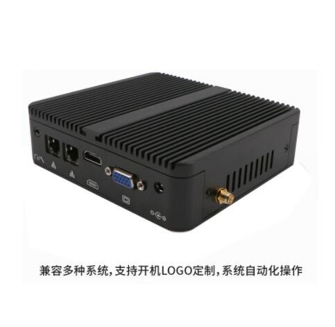 迷你車載電腦 J4125無風扇嵌入式工控機 J1900工業(yè)主機