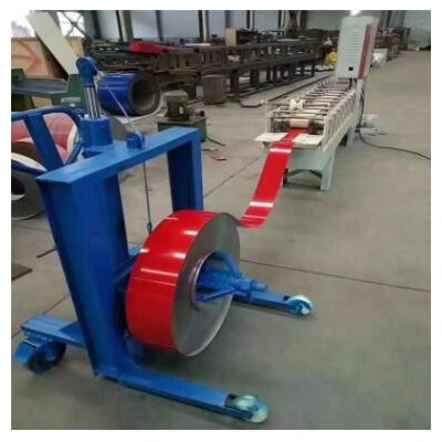 扣扳機(jī)用小型送料機(jī) 可移動(dòng)小車(chē)立式放料架 液壓升降移動(dòng)式上料架