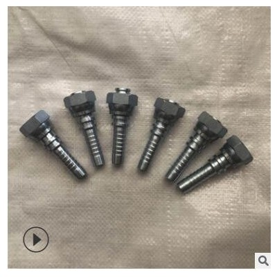 廠家供應(yīng)標(biāo)準(zhǔn)接頭 6乘14平頭 挖掘機(jī)膠管接頭 液壓接頭 多種型號