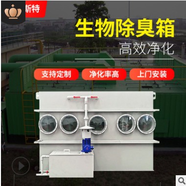 廠家生物除臭箱 垃圾站設(shè)備微生物廢氣濾池專用玻璃鋼 生物除臭箱